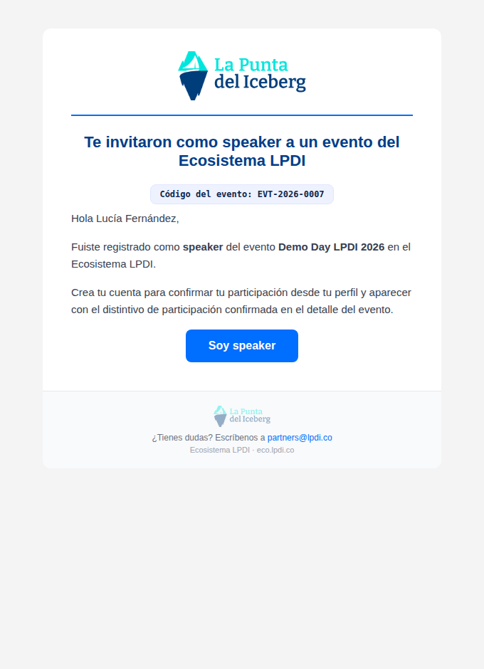 Preview correo 82 invitaci&oacute;n a speaker no registrado
