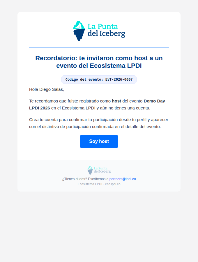 Preview correo 85 recordatorio host