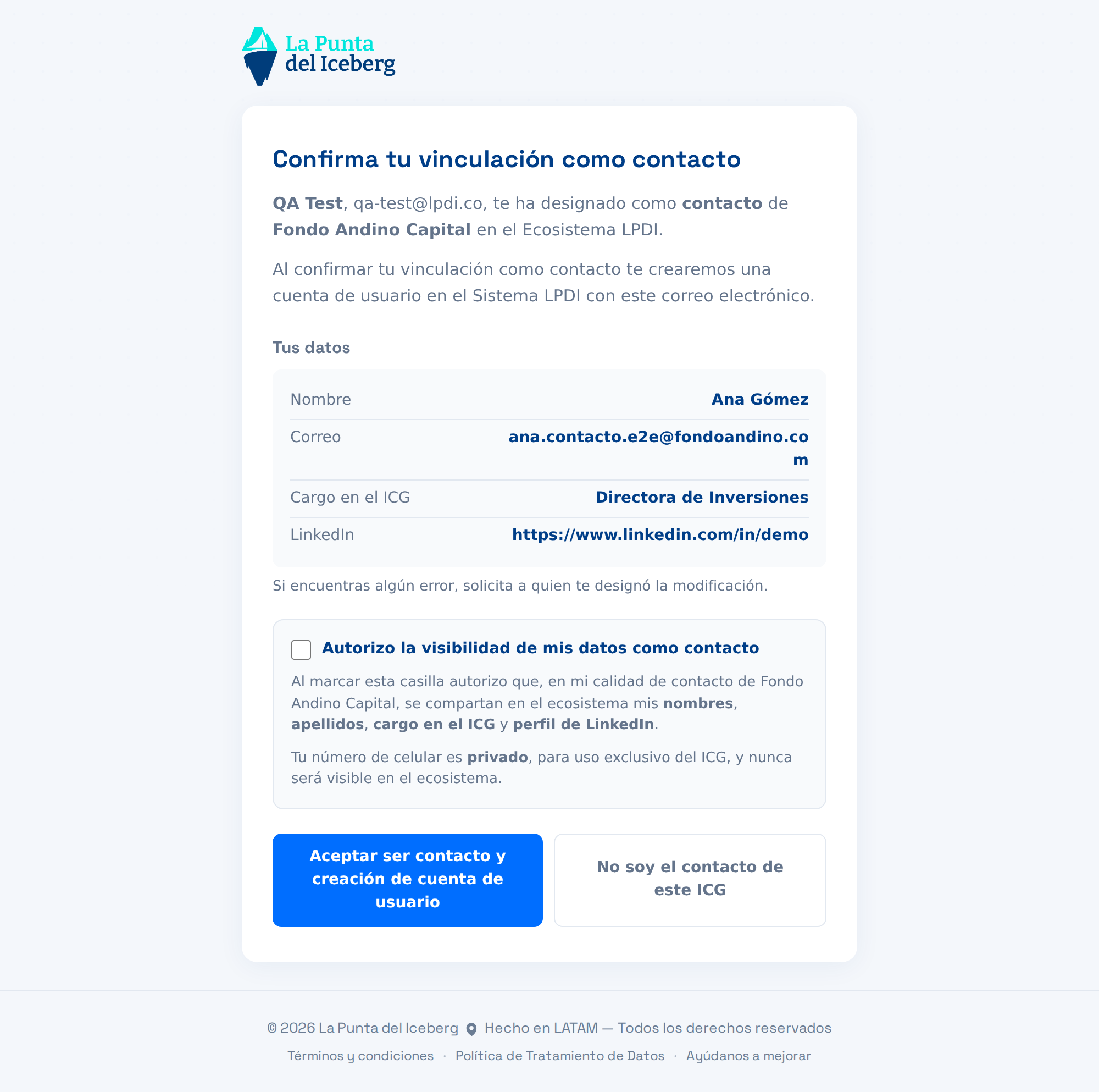 Pantalla /icg/confirmar