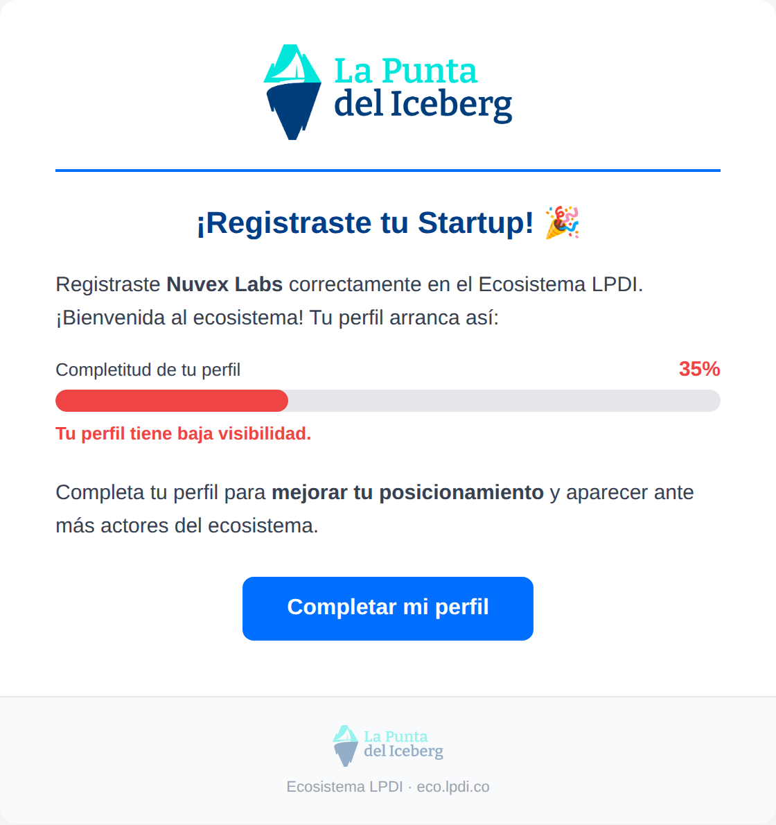 Preview variante Startup