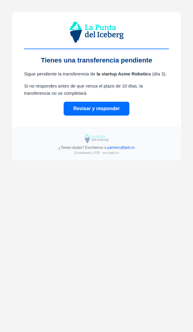 Preview Recordatorio de transferencia